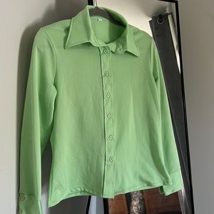 Vintage polyester shirt from the 70s